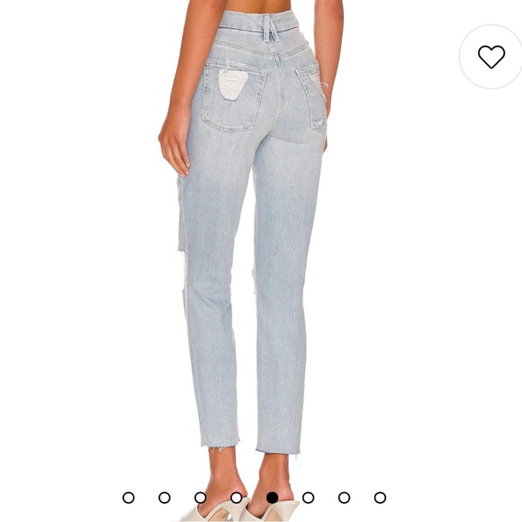 NEW • Good American • Women’s Good Legs Crop in Indigo148 Distressed Blue 0 / 25 - Picture 3 of 5